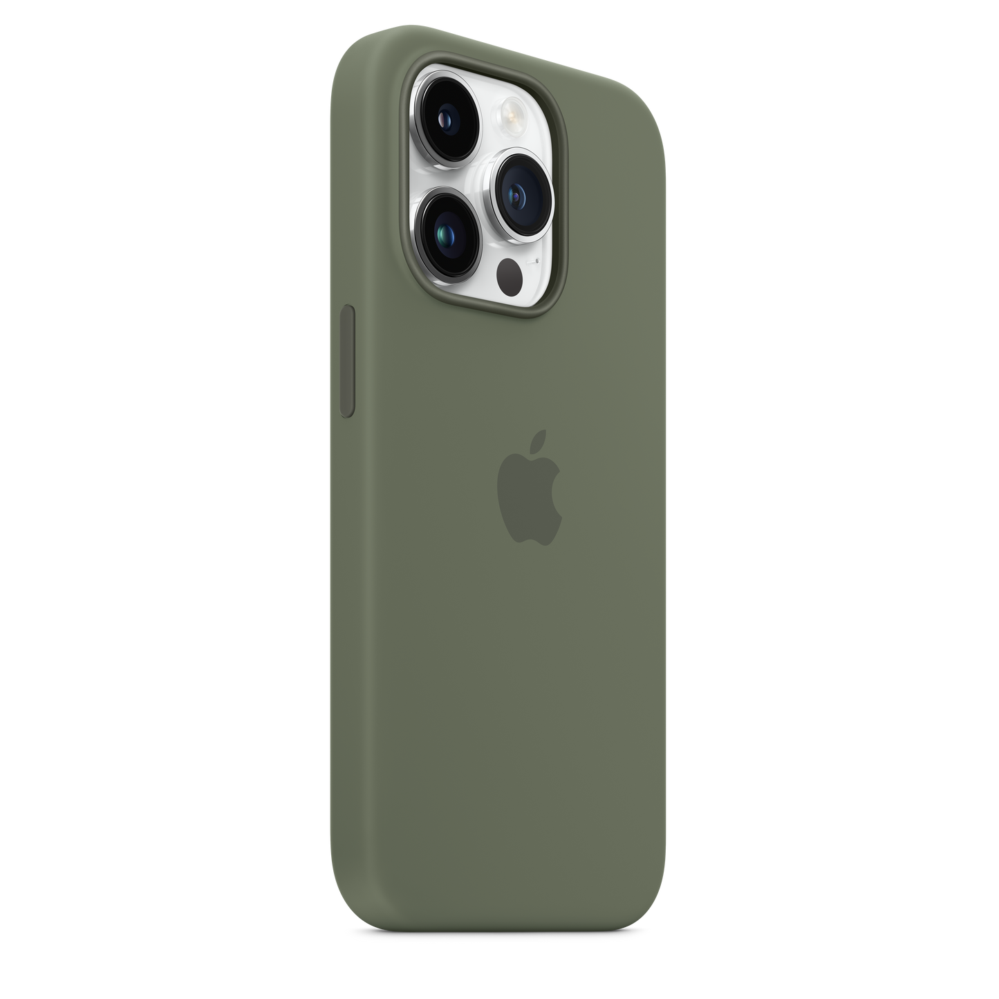 iPhone 14 Pro Silicone Case with MagSafe - Olive