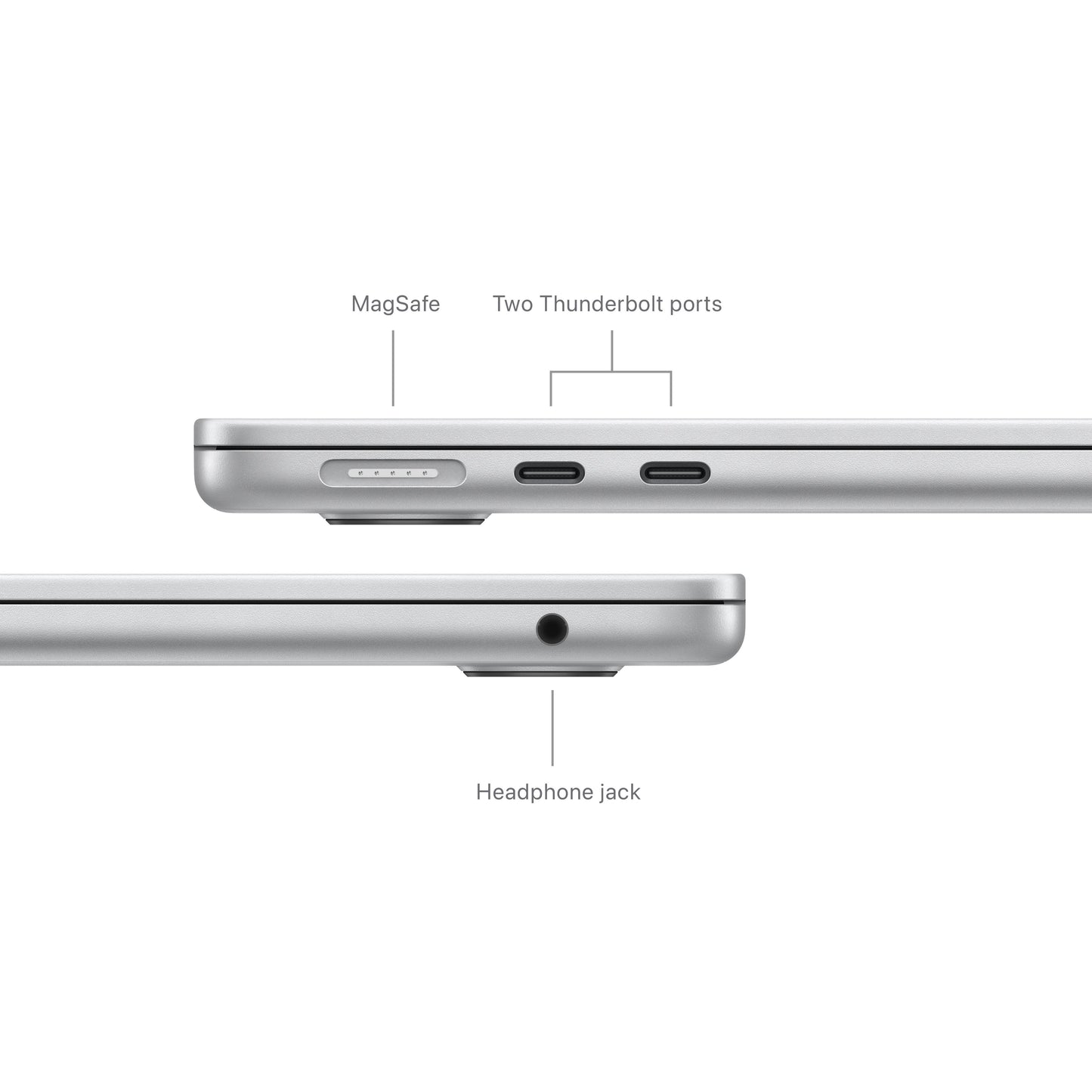 13-inch MacBook Air: Apple M3 chip with 8‑core CPU and 8‑core GPU, 256GB SSD - Silver