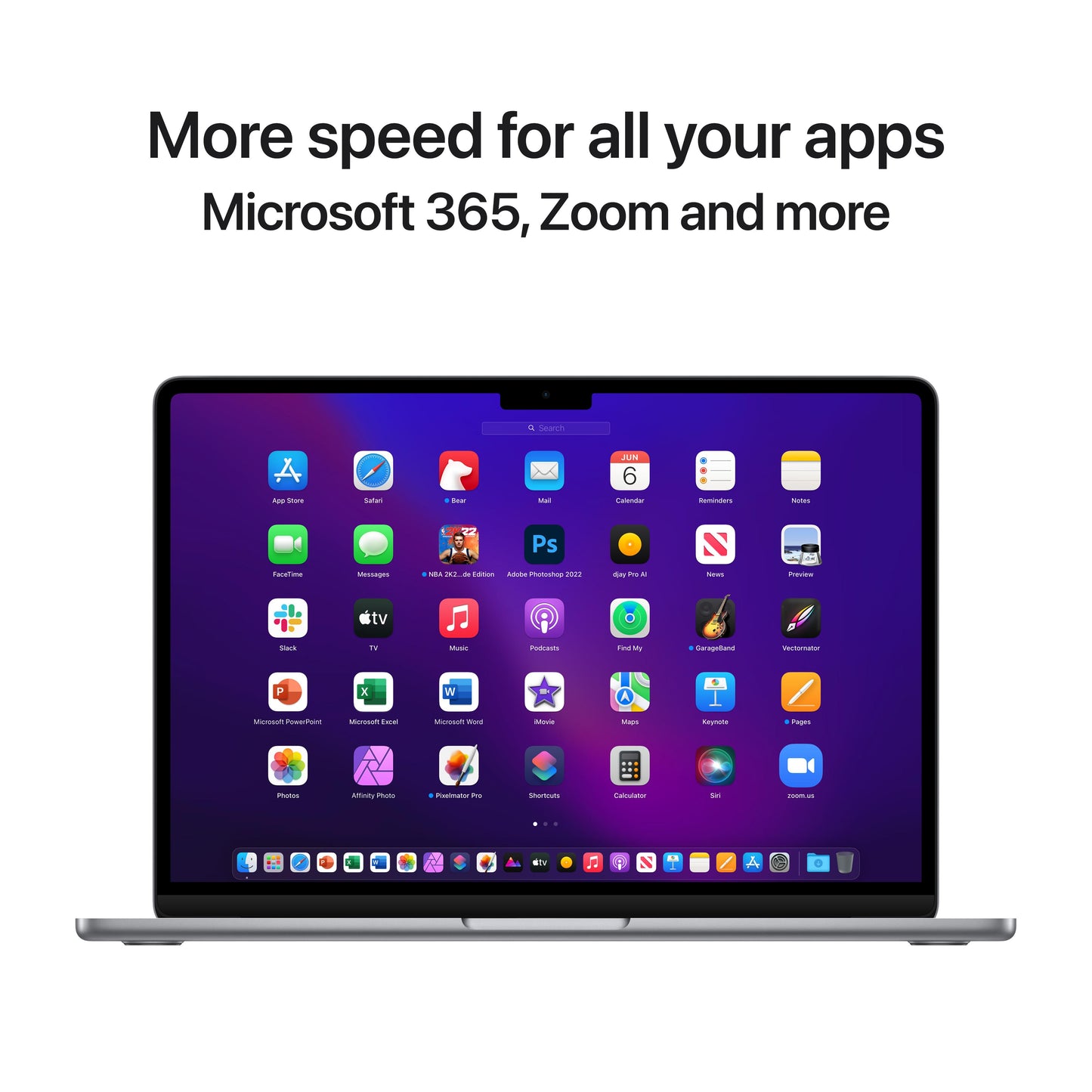 13-inch MacBook Air: Apple M2 chip with 8‑core CPU and 8‑core GPU, 256GB SSD - Space Grey