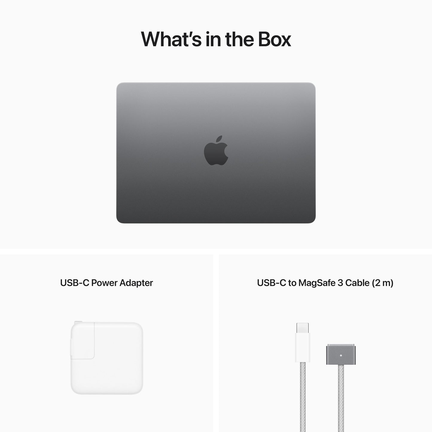 13-inch MacBook Air: Apple M2 chip with 8‑core CPU and 8‑core GPU, 256GB SSD - Space Grey