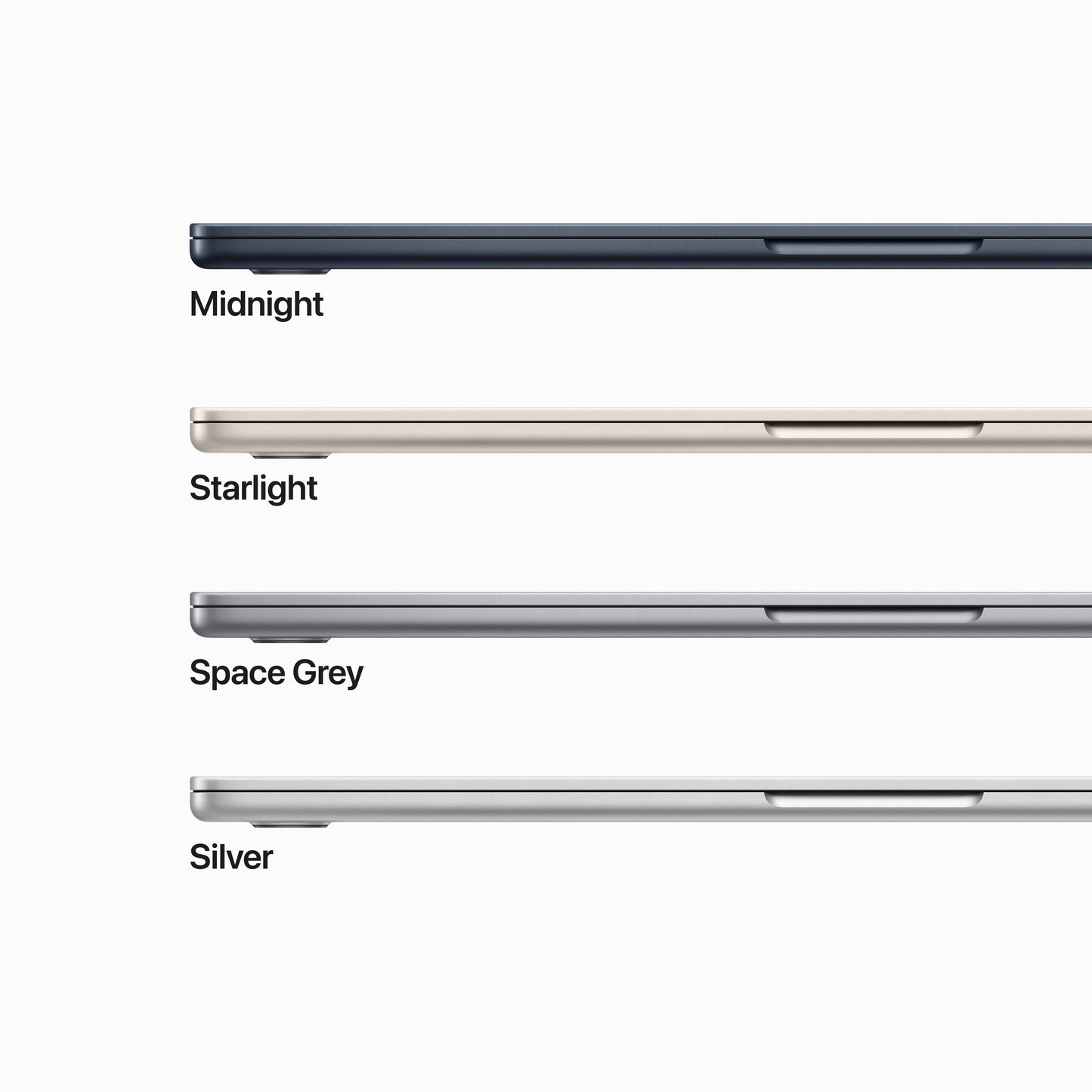 15-inch MacBook Air: Apple M2 chip with 8‑core CPU and 10‑core GPU, 256GB SSD - Midnight