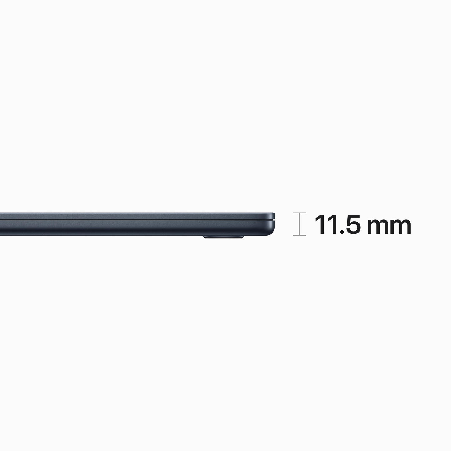 15-inch MacBook Air: Apple M2 chip with 8‑core CPU and 10‑core GPU, 512GB SSD - Midnight