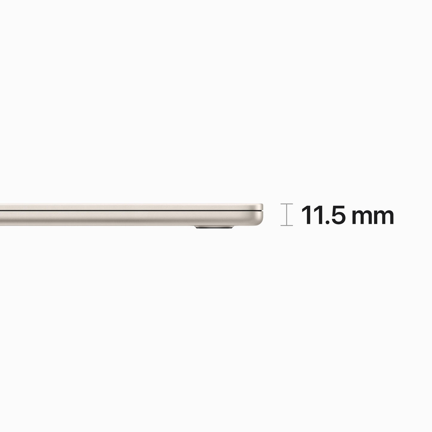 15-inch MacBook Air: Apple M2 chip with 8‑core CPU and 10‑core GPU, 256GB SSD - Starlight