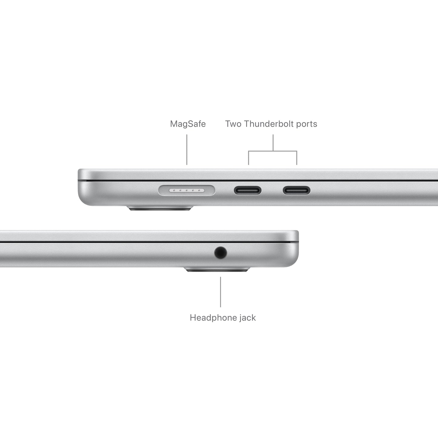 15-inch MacBook Air: Apple M3 chip with 8‑core CPU and 10‑core GPU, 512GB SSD - Silver