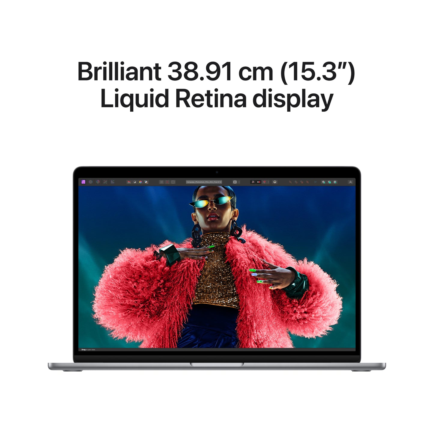 15-inch MacBook Air: Apple M3 chip with 8‑core CPU and 10‑core GPU, 512GB SSD - Space Grey
