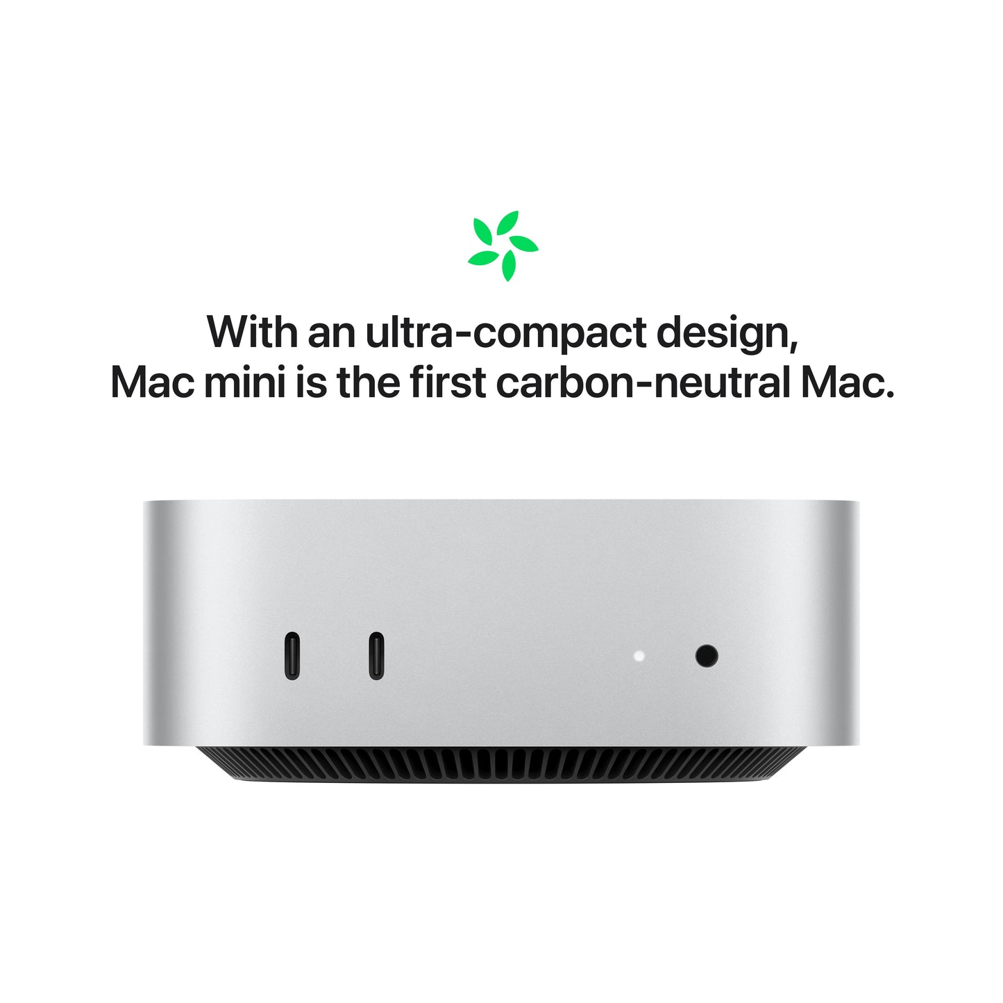 Mac mini: Apple M4 chip with 10-core CPU and 10-core GPU, 256GB SSD - Silver