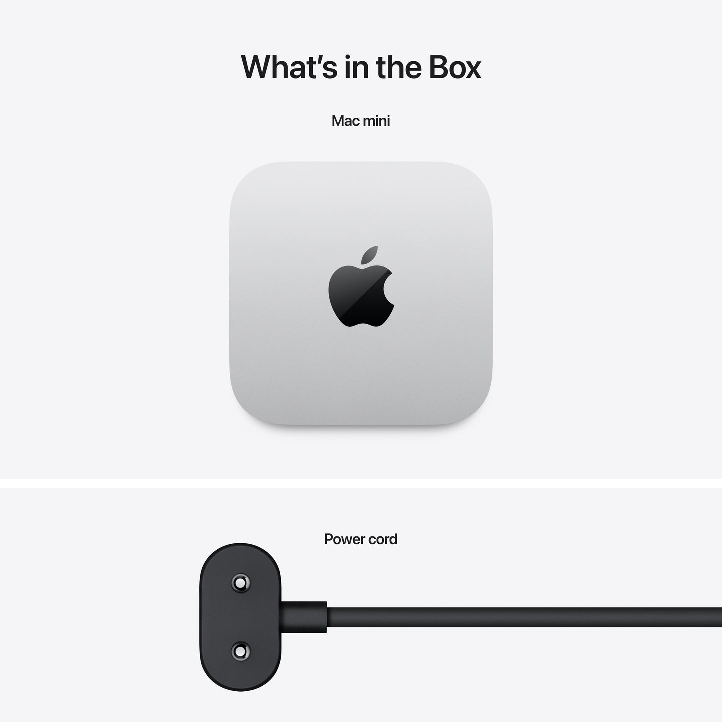 Mac mini: Apple M4 chip with 10-core CPU and 10-core GPU, 256GB SSD - Silver