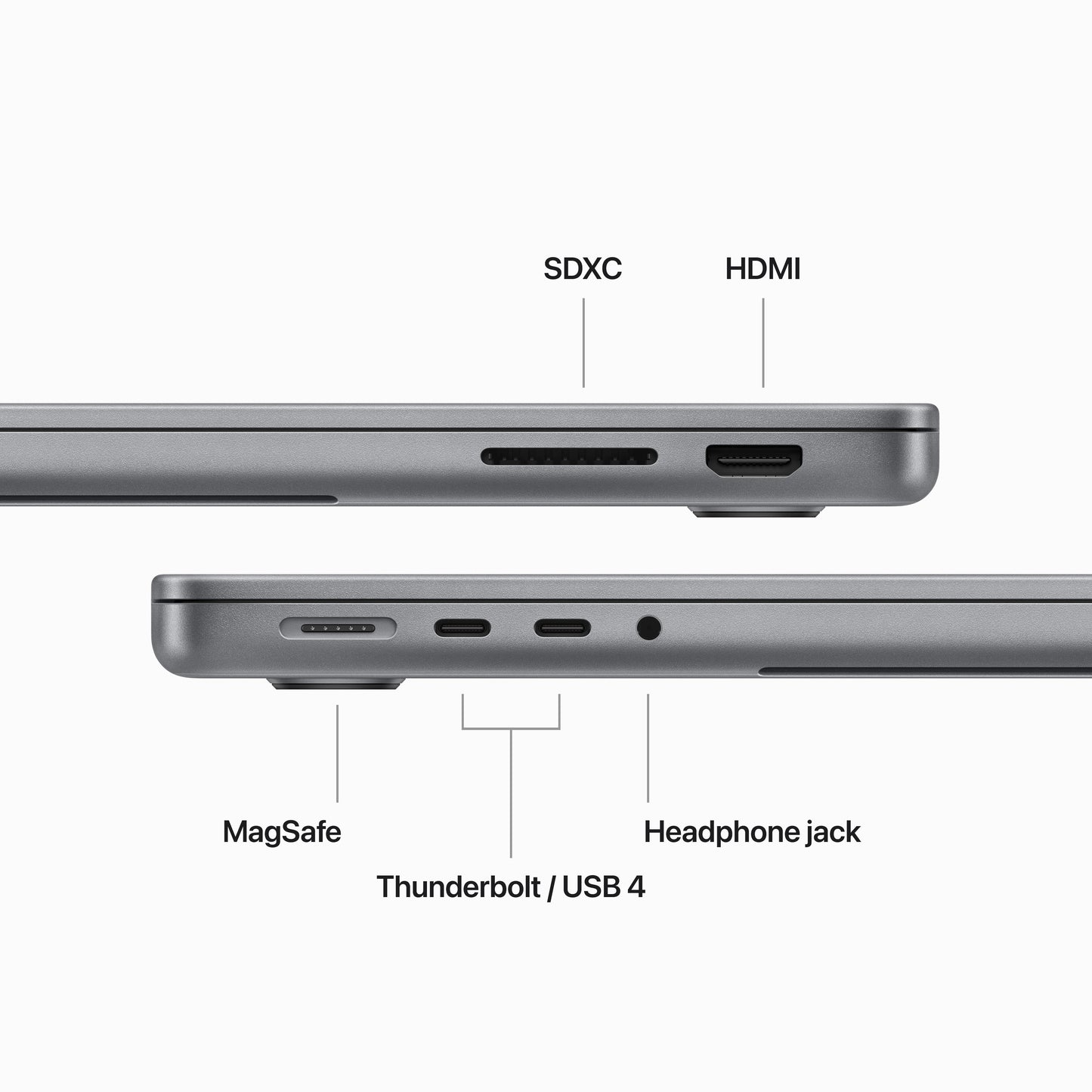 14-inch MacBook Pro: Apple M3 chip with 8‑core CPU and 10‑core GPU, 1TB SSD - Space Grey