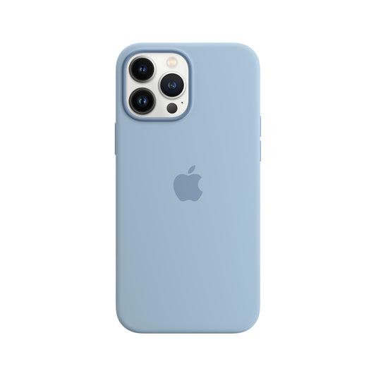 iPhone 13 Pro Max Silicone Case with MagSafe - Blue Fog