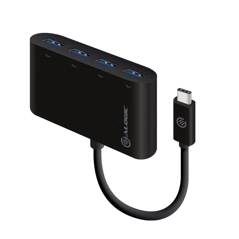 Alogic Usb Type C Superspeed 4 Port Type-a Hub; 5gbps Transfer Rate