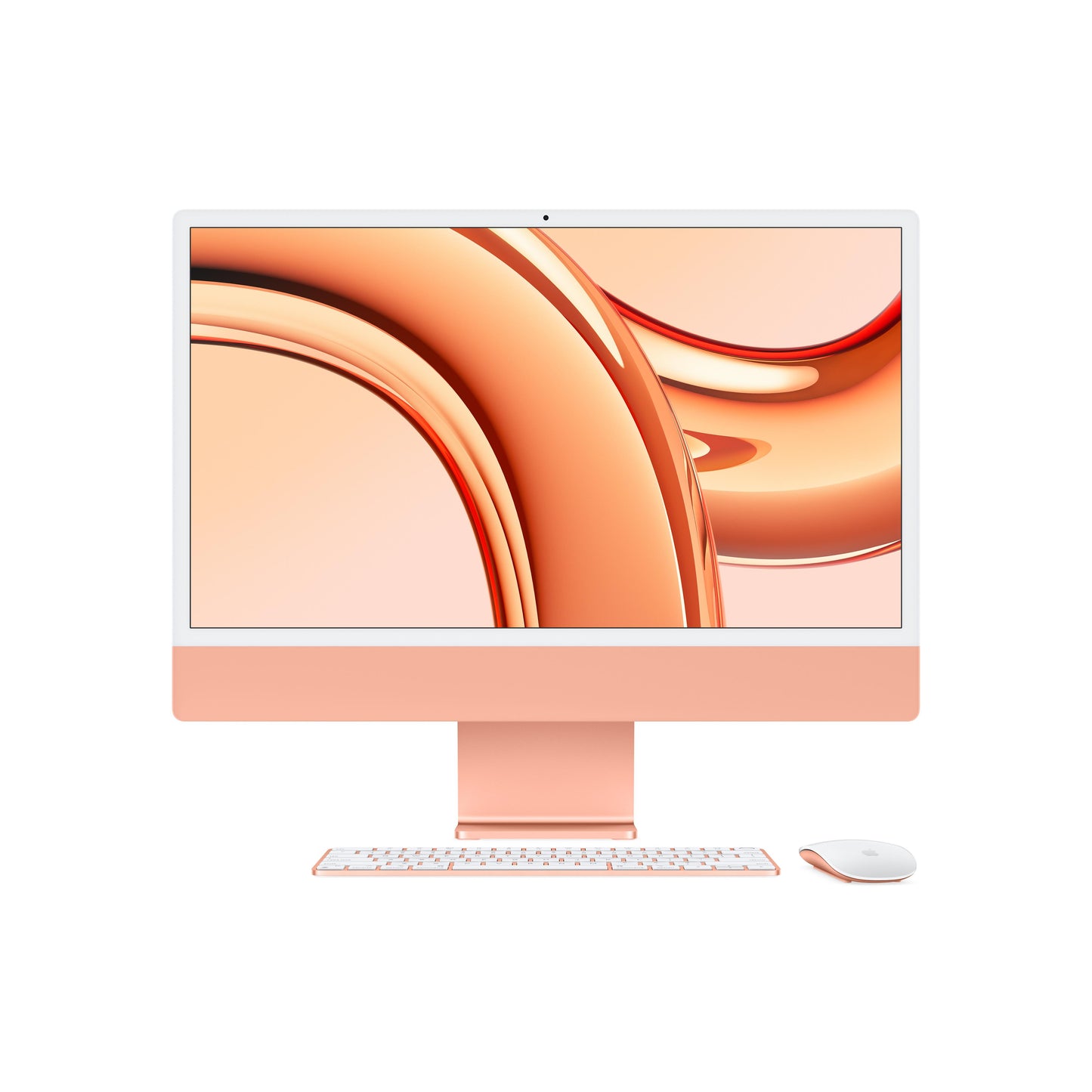 24-inch iMac with Retina 4.5K display: Apple M3 chip with 8‑core CPU and 10‑core GPU, 512GB SSD - Orange