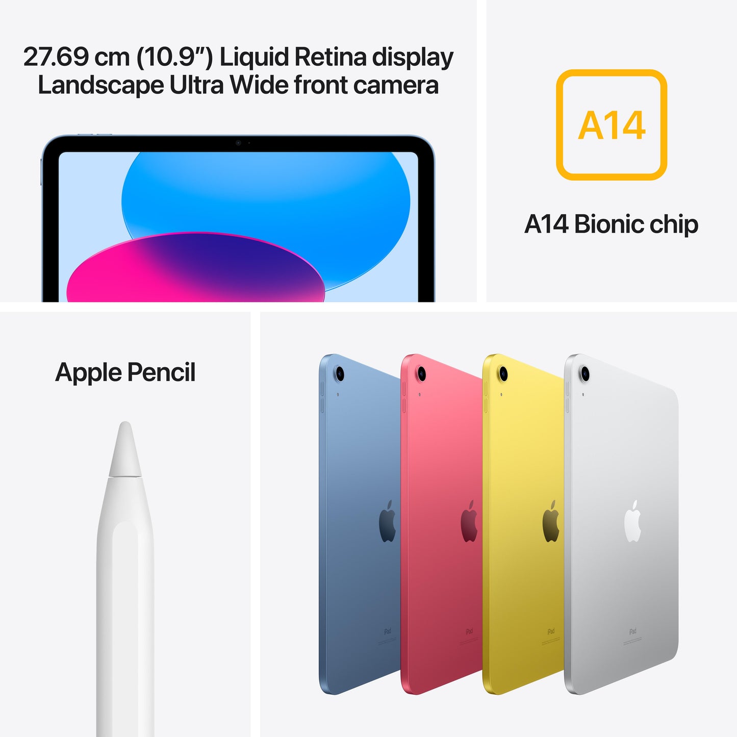 10.9-inch iPad Wi-Fi + Cellular 64GB - Pink (10th generation)
