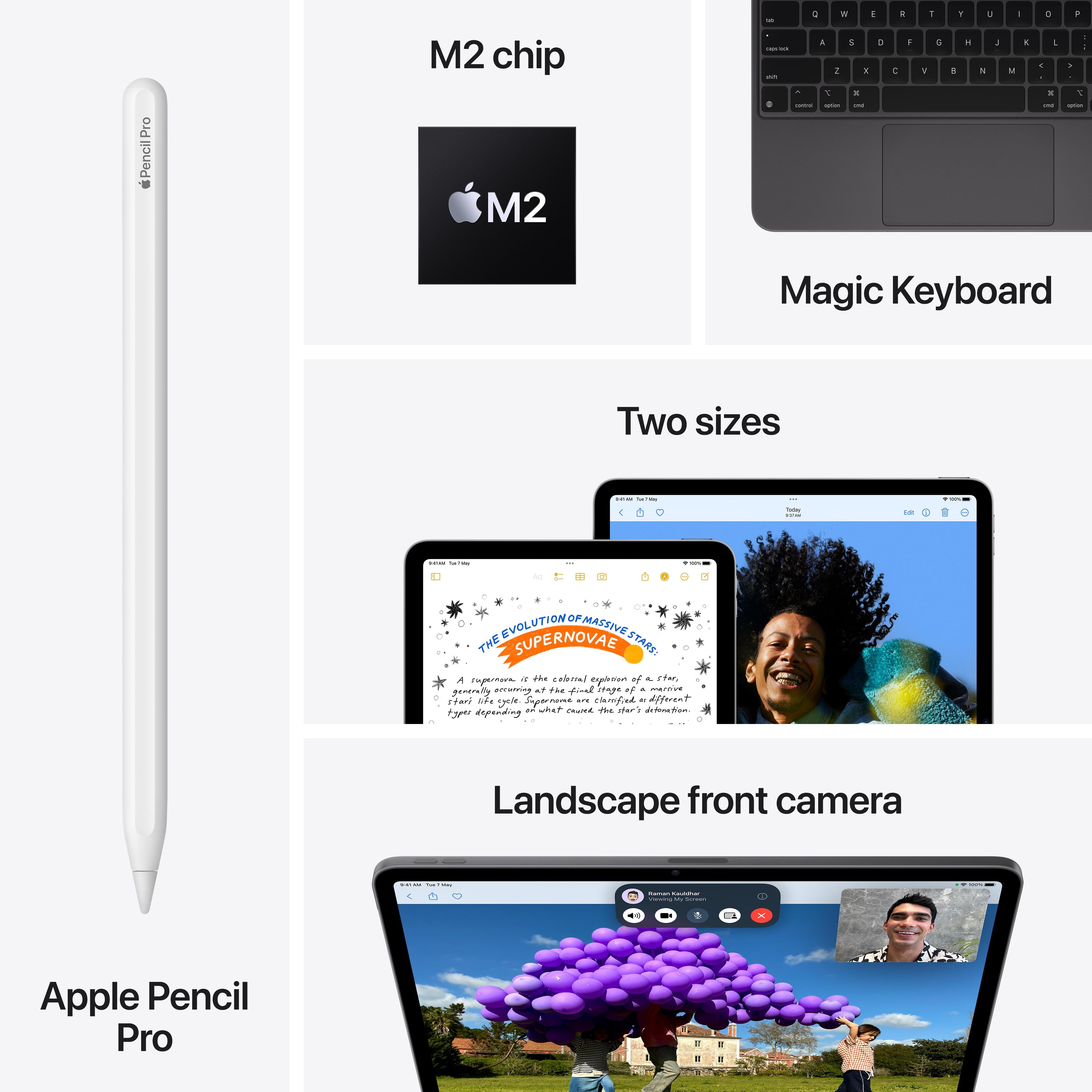 13-inch iPad Air Wi-Fi 256GB - Space Grey (M2) – Inspireonline