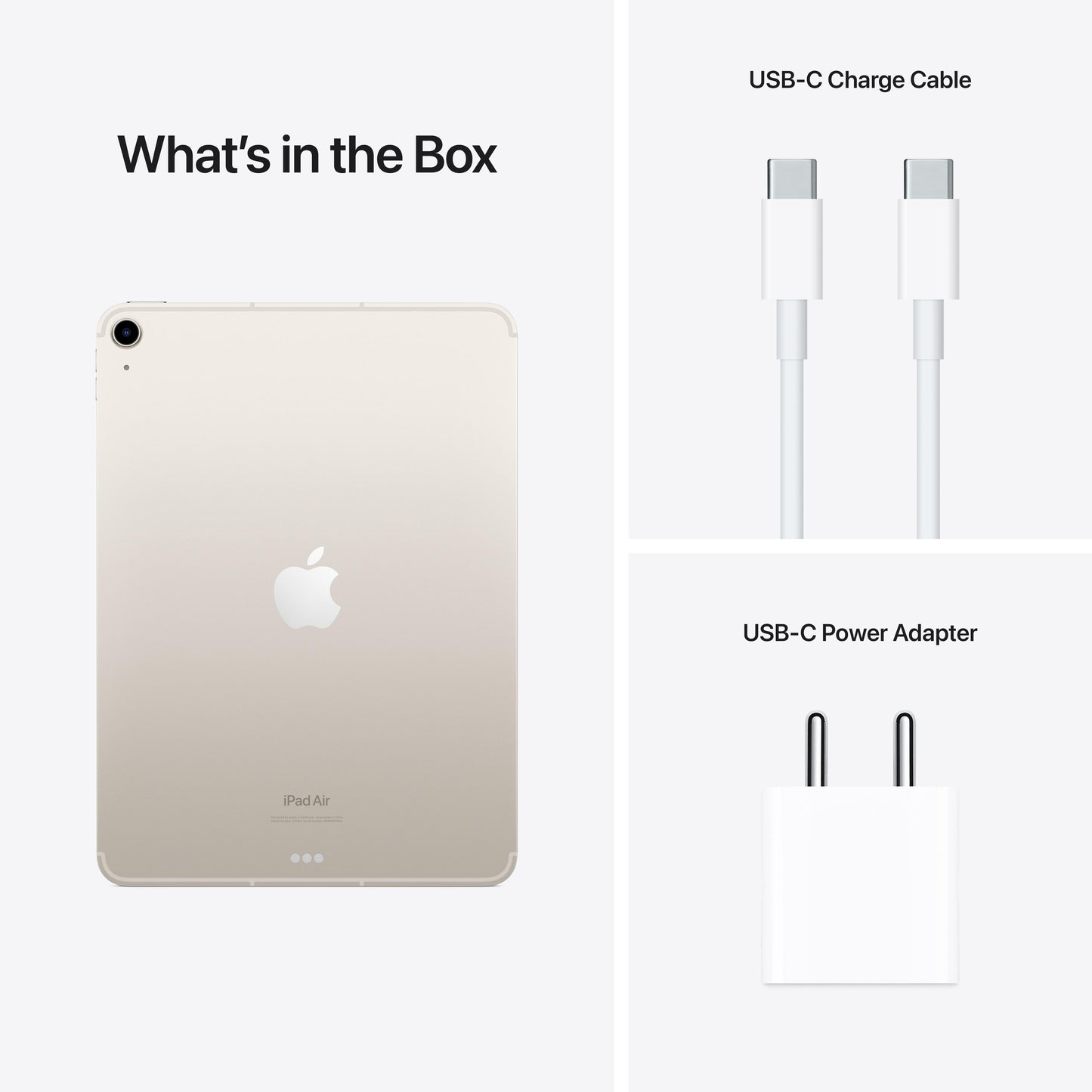 2022 iPad Air Wi-Fi + Cellular 256GB - Starlight (5th generation)