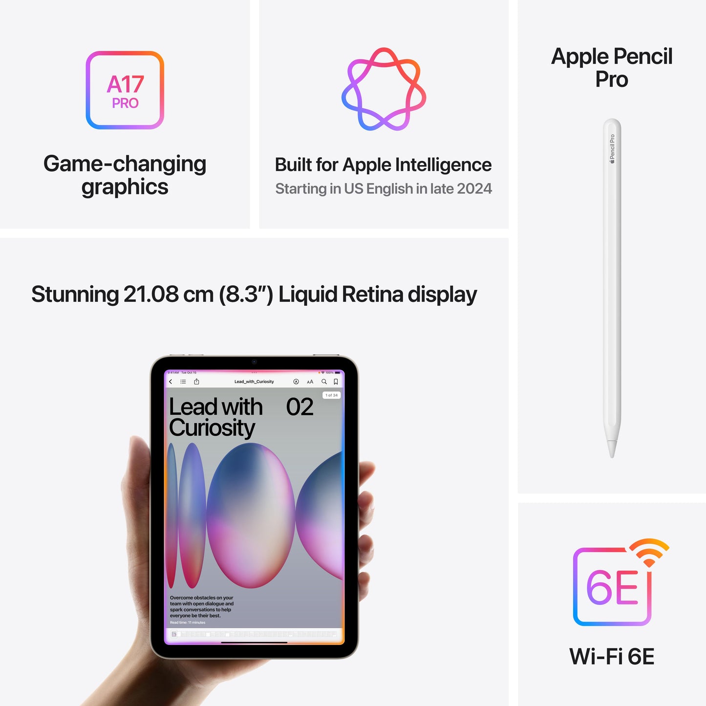 iPad mini Wi-Fi 512GB - Space Grey (A17 Pro)