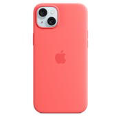 iPhone 15 Plus Silicone Case with MagSafe - Guava