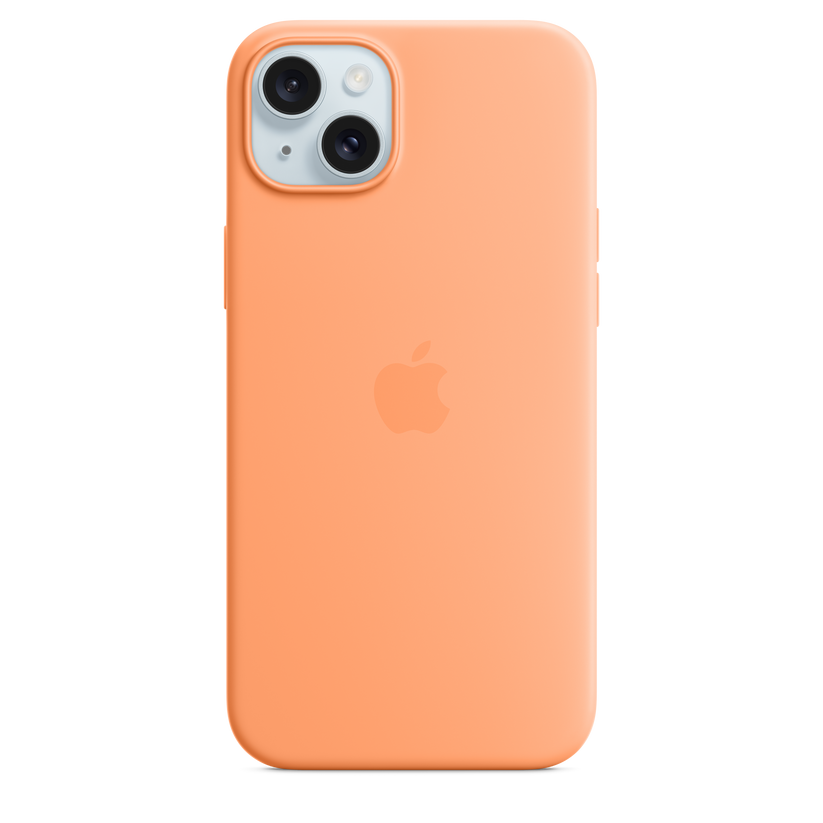 iPhone 12 Pro Max Silicone Case with MagSafe - Kumquat - Apple