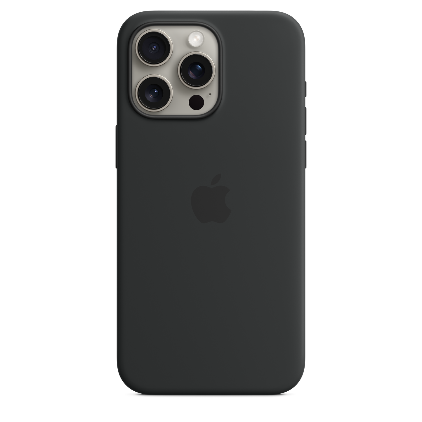 iPhone 15 Pro Max Silicone Case with MagSafe - Black