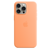 iPhone 15 Pro Max Silicone Case with MagSafe - Orange Sorbet