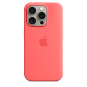 iPhone 15 Pro Silicone Case with MagSafe - Guava