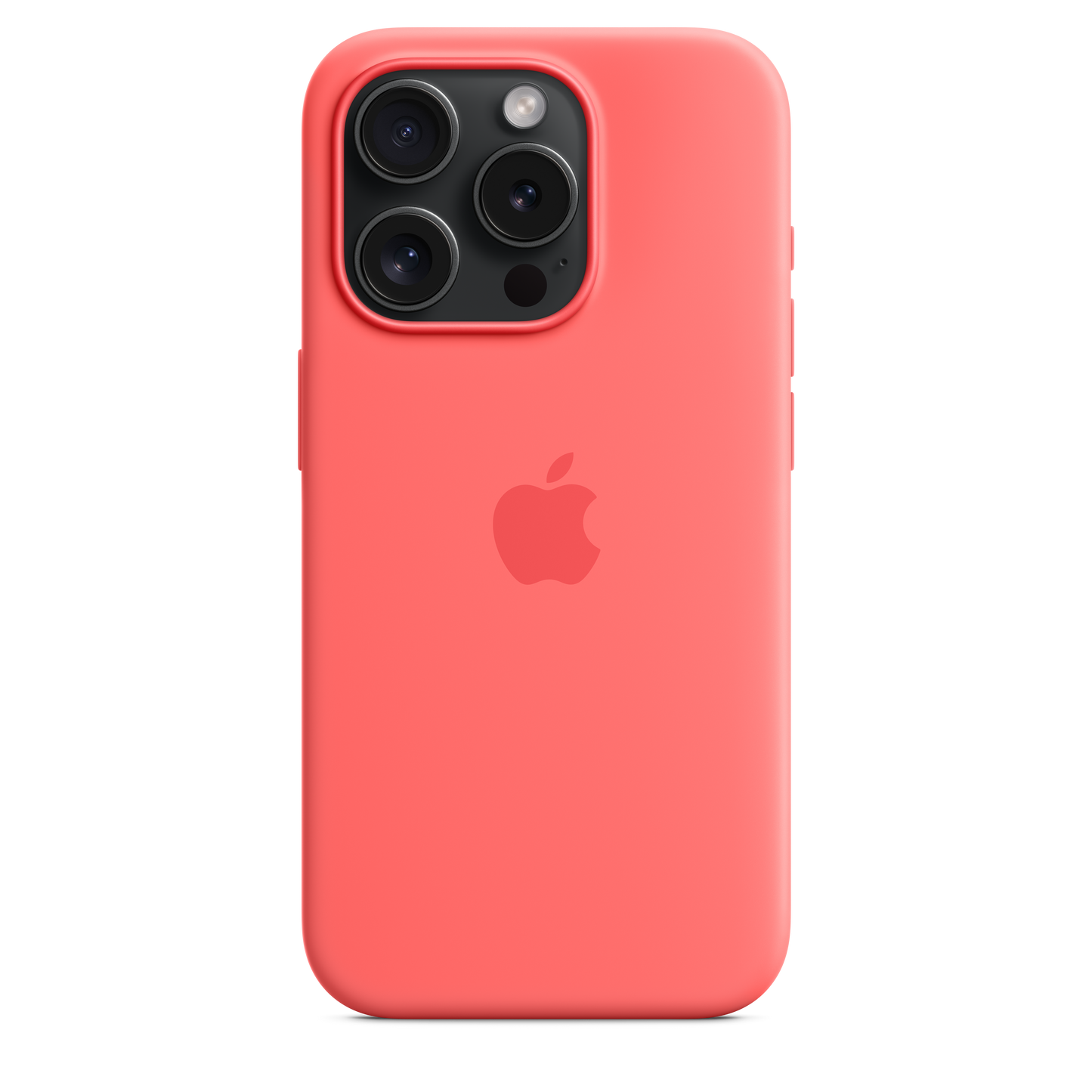 iPhone 15 Pro Silicone Case with MagSafe - Guava