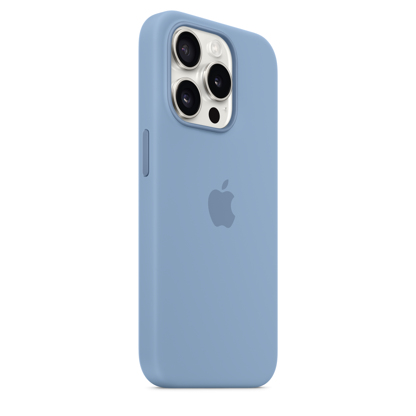 iPhone 15 Pro Silicone Case with MagSafe - Winter Blue