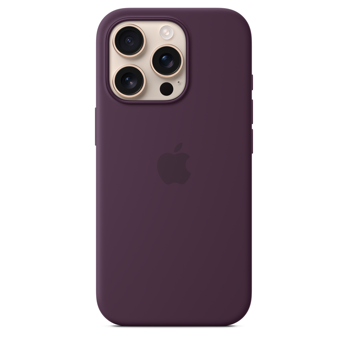 iPhone 16 Pro Silicone Case with MagSafe - Plum