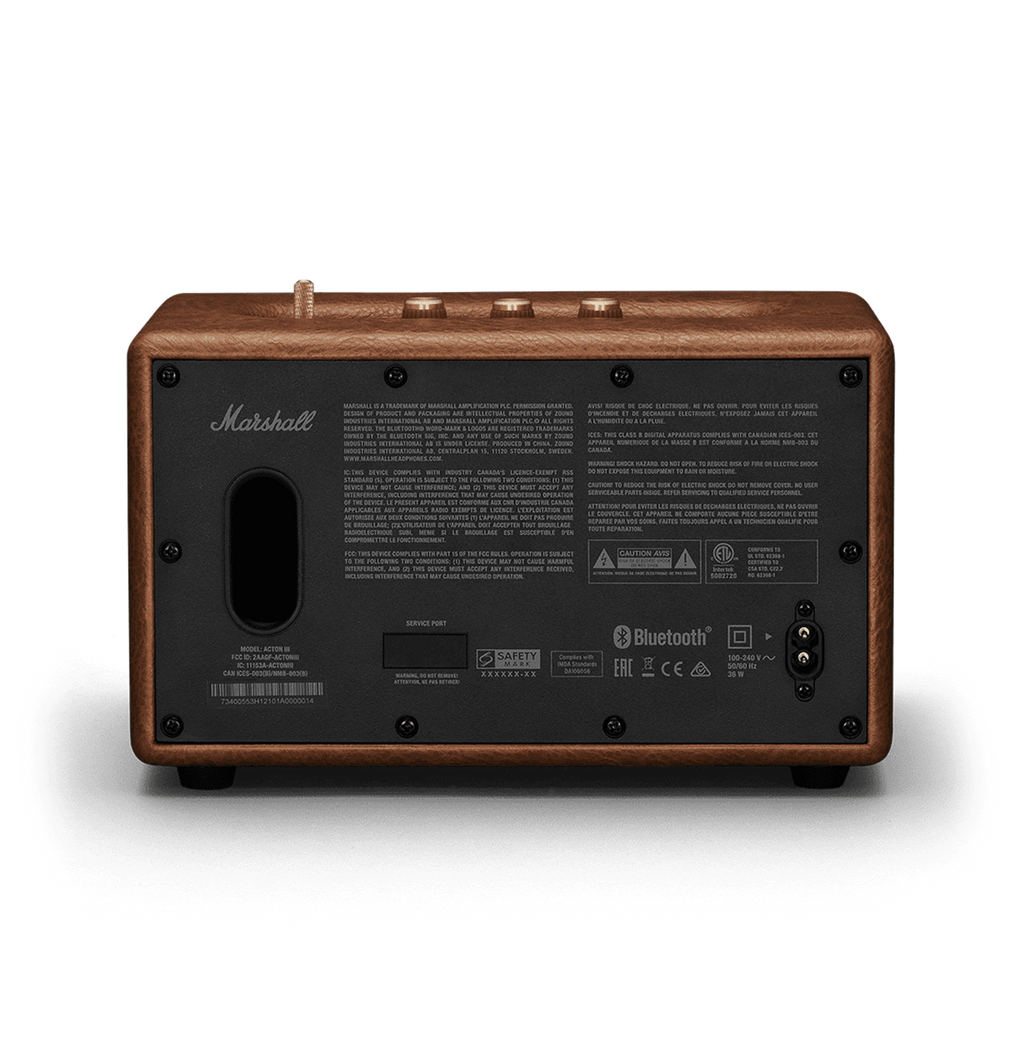 Marshall Acton 3 Bt Speaker Brown