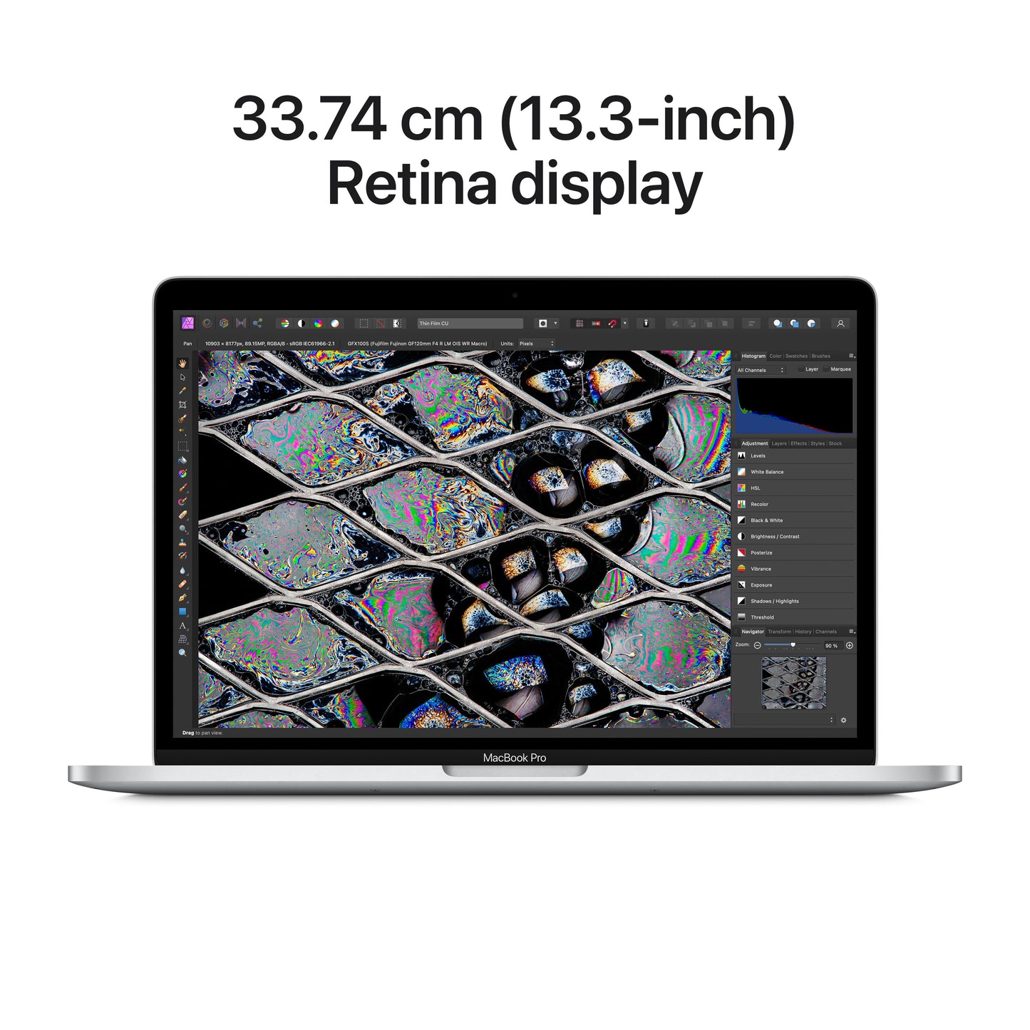 13-inch MacBook Pro: Apple M2 chip with 8‑core CPU and 10‑core GPU, 512GB SSD - Silver