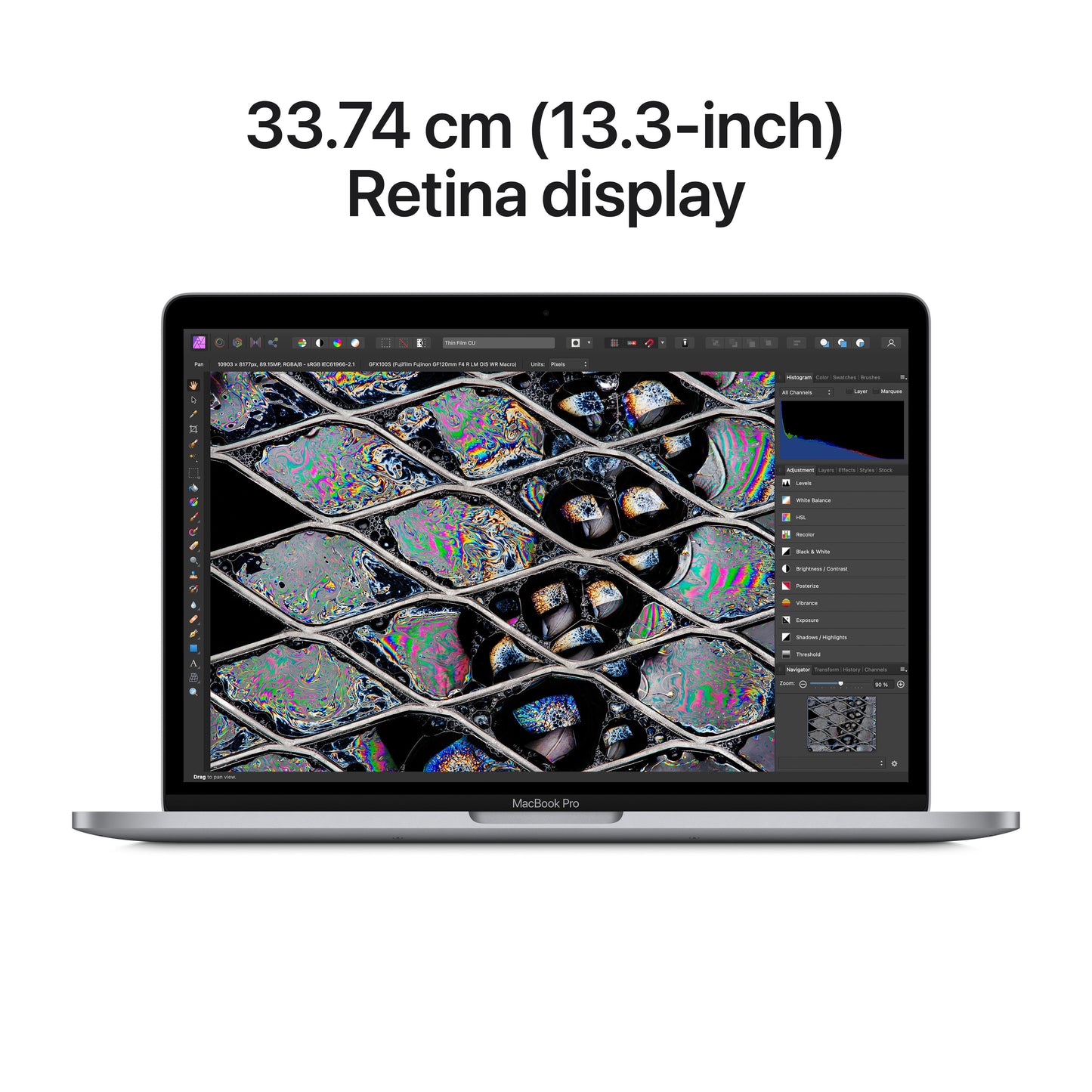 13-inch MacBook Pro: Apple M2 chip with 8‑core CPU and 10‑core GPU, 512GB SSD - Space Grey