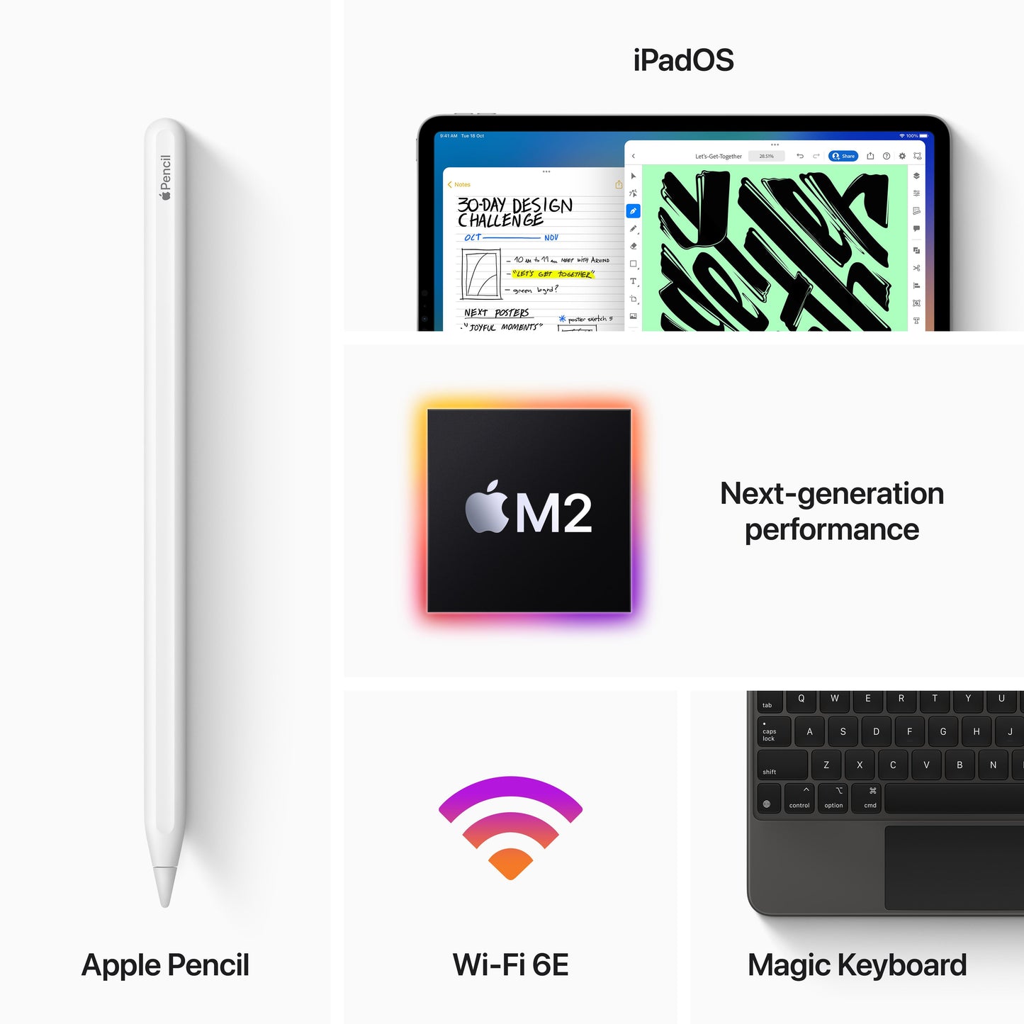 2022 12.9-inch iPad Pro Wi-Fi 512GB - Silver (6th generation)