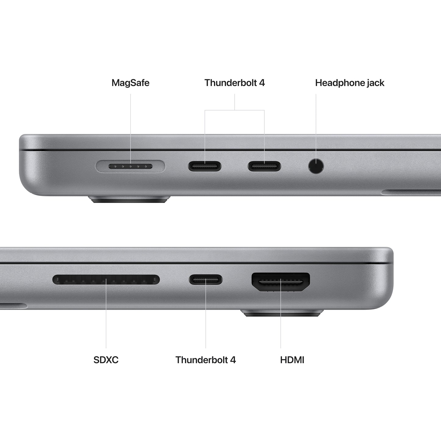14-inch MacBook Pro: Apple M2 Pro chip with 10‑core CPU and 16‑core GPU, 512GB SSD - Space Grey